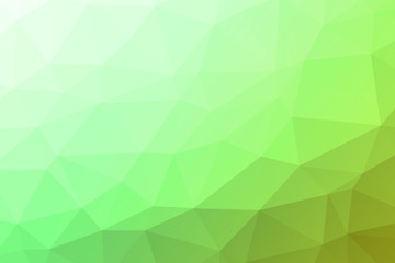 Fototapeta na wymiar light green abstract background of triangles low poly