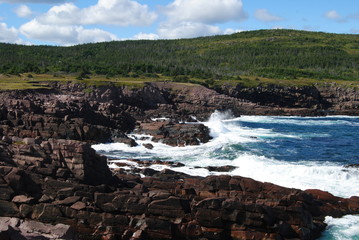 crashing waves