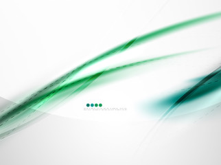 Rainbow color glossy silk elegant wave