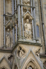 Wells Cathedral Church Facade, Somerset