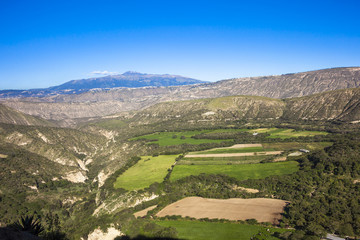 Fototapeta premium Guayllabamba Valley early hours of the morning