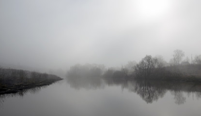 Fototapeta premium Misty landscape