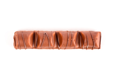 Chocolate Bar On White Background