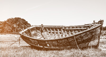 Schiffswrack, Fischerboot