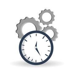 Graphic design of time , vector illustration