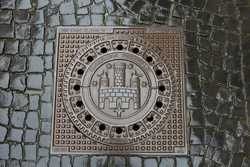 Gullydeckel in Freiburg