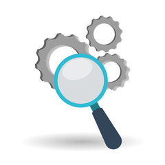 Graphic design of lupe , vector illustration