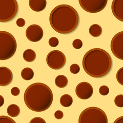 Abstract 3D seamless pattern.