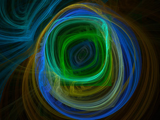 Abstract wallpaper. Abstract fractal. Fractal art background for creative design. Decoration for wallpaper desktop, poster, cover booklet, card. Psychedelic. Print for clothes, t-shirt.