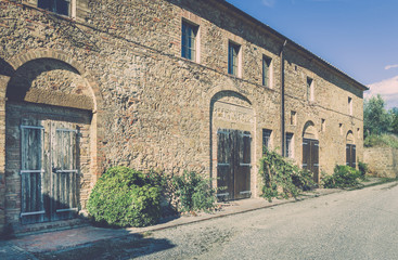 Old tuscan farmhouse