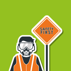 Industry security supplies  design, vector illustration