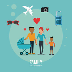 Graphic of Family design , vector illustration