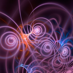 Abstract fractal illustration for creative design