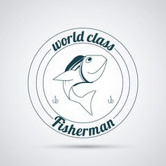 Fishing graphic design