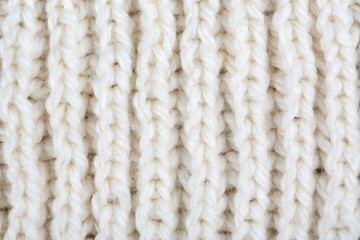 White knitted texture
