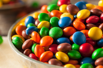 Rainbow Colorful Candy Coated Chocolate