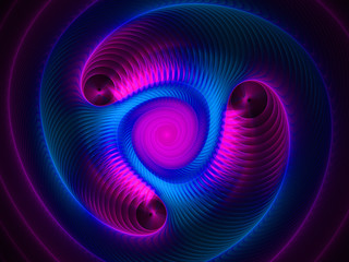 Abstract wallpaper. Abstract fractal. Fractal art background for creative design. Decoration for wallpaper desktop, poster, cover booklet, card. Psychedelic. Print for clothes, t-shirt.