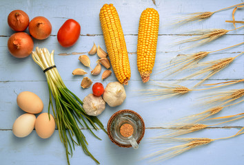 onion garlic flowers eggs