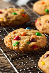 Homemade Candy Coated Chocolate Chip Cookies