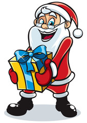 Santa Gift 2 / Happy Santa Claus bringing you gift.