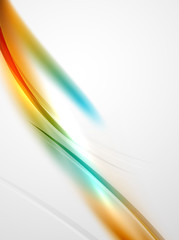 Modern curve stripes template