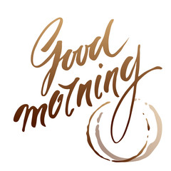 Obraz premium good morning text