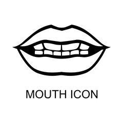 Mouth image icon