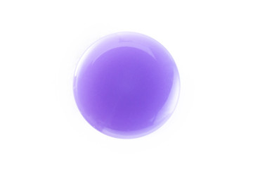purple button on a white background