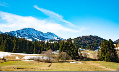 Amazing mountain landscape in Bavaria