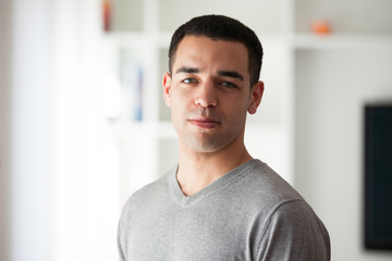 Young latin American man portrait