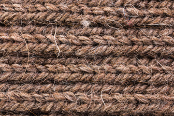 brown knitted fabric macro texture background