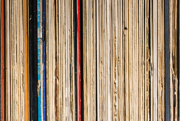 collection of vinyl records
