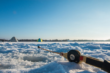 ice fishing rod