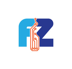 fz logotype simple tech