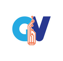gv logotype simple tech