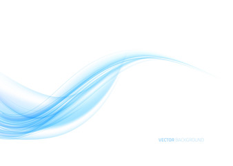 Abstract blue wavy background