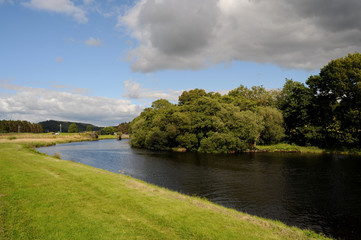 Fototapeta na wymiar The River Dee In North Wales