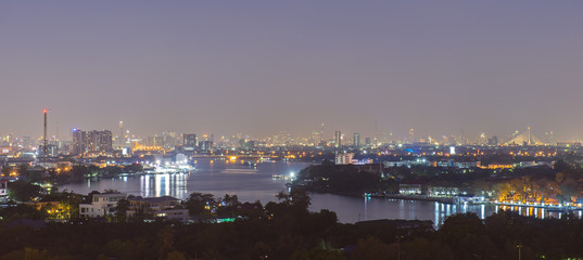 Obraz premium Bangkok city at twilight