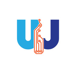 uj logotype simple tech