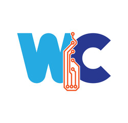 wc logotype simple tech