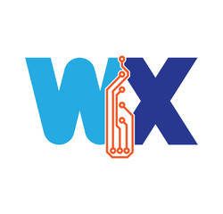 wx logotype simple tech