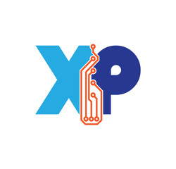 xp logotype simple tech