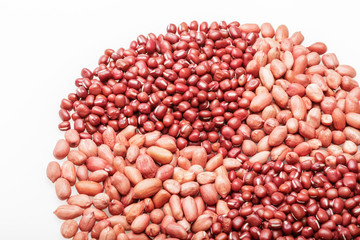Red bean and peanut of agricultural products