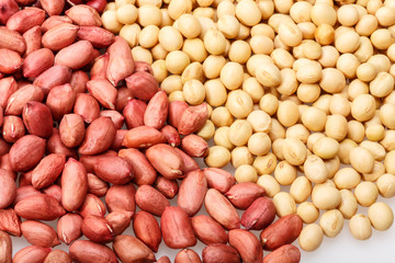 Red beans, peanuts and soybeans of agricultural products