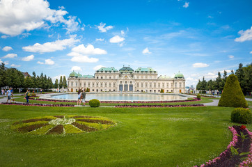 Obraz premium landmark Belvedere is a historic building complex in Vienna Aust