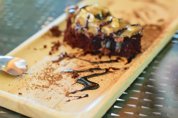 Delicious chocolate cakes