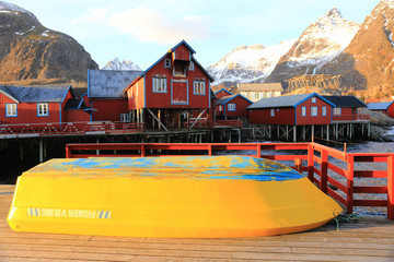villaggio pescatori isole lofoten norvegia