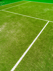 Fototapeta premium Tennis court on the vacation time