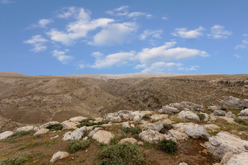 Mountains of the canyon Negev Desert in Israel