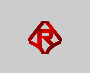 Letter R logo icon design template elements
